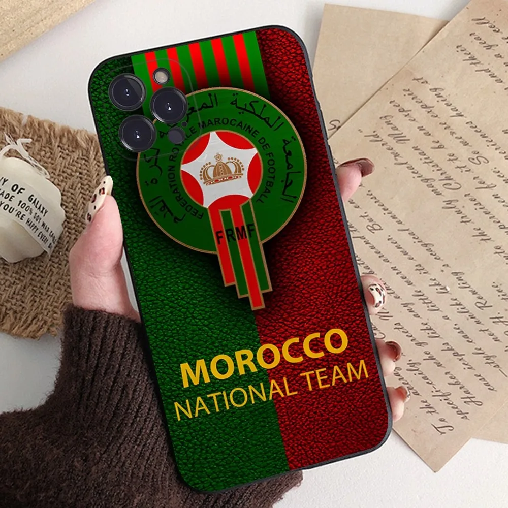 Morocco Flag Passport Art Phone Case For IPhone 15 14 13 12 Mini 11 Pro XS Max X XR SE 6 7 8 Plus Soft Silicone Cover