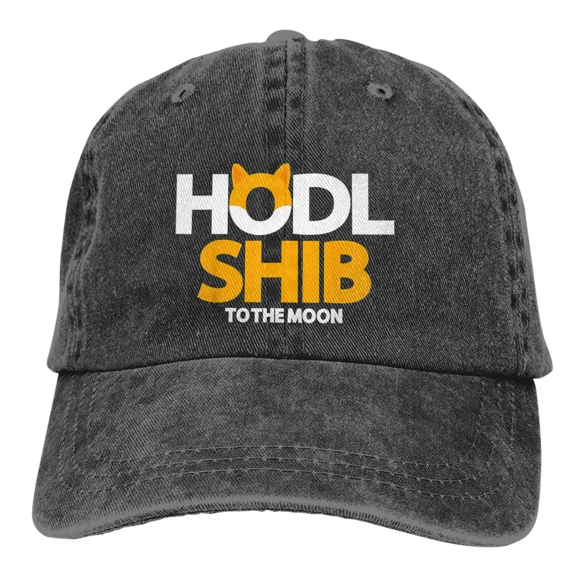 Cryptocurrency Multicolor Hat Peaked Women's Cap Shiba Inu Coin Hodl Shib Personalized Visor Protection Hats