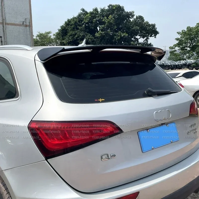 For Audi Q5 2010-2017 Roof Spoiler High Quality ABS Material Unpainted Color Rear Trunk Wing Body Kit Accessories