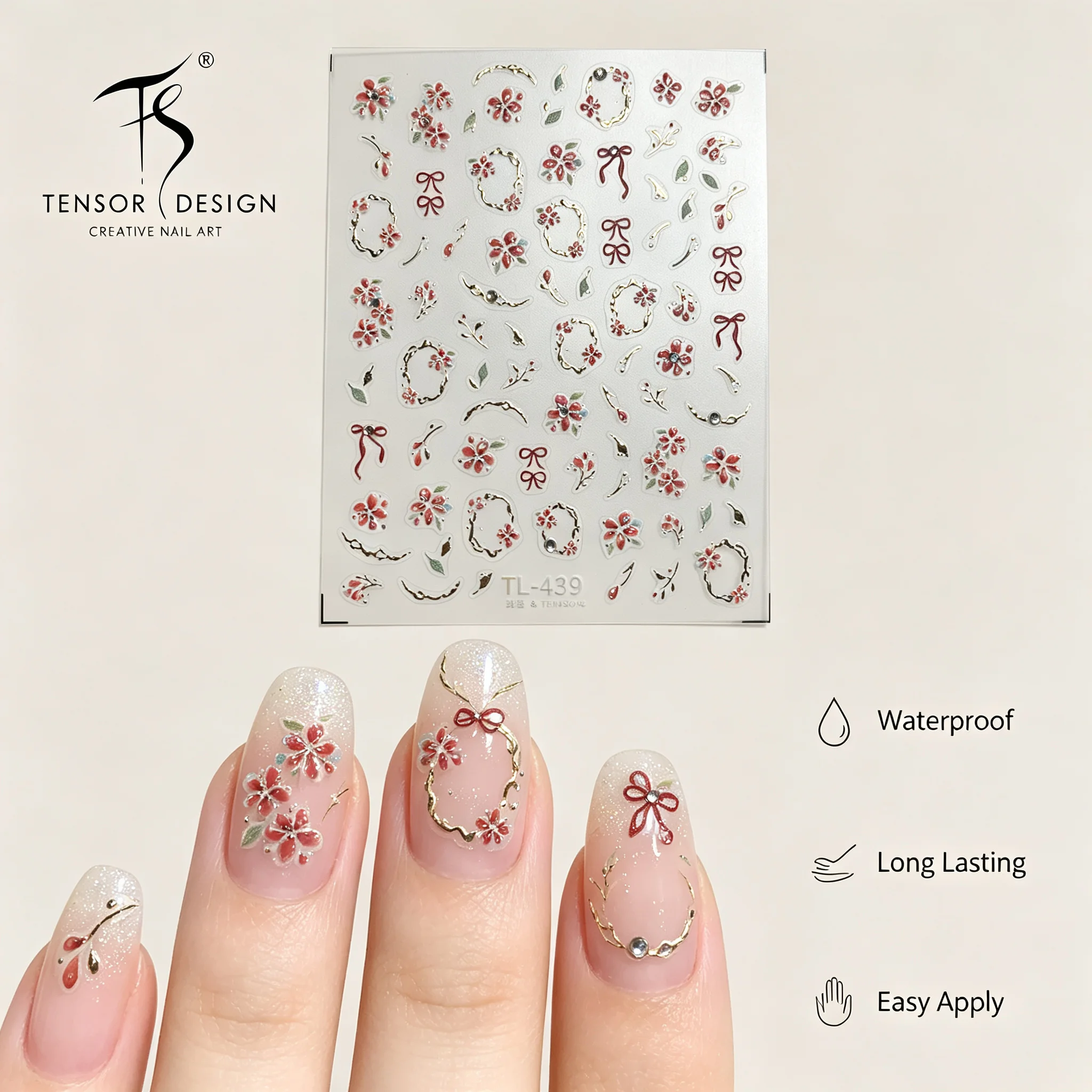 ملصقات أظافر تينسر نيل بتصميم  - مراجعة Nail Art Elegan وسعره