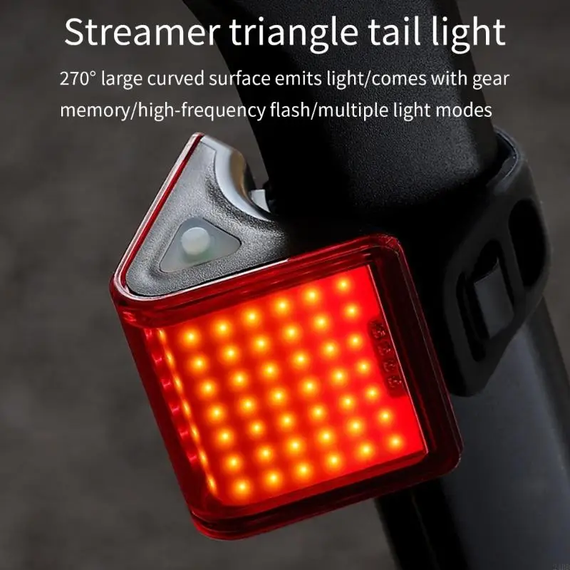 

Задний фонарь для велосипедов с вибрацией и автоматическим тормозом Safe Light 24BD для велосипедов