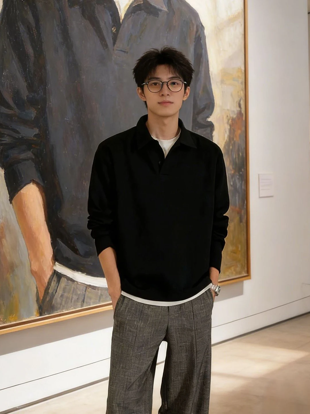 

Мужская толстовка Bla American Style с отложным воротником, плотная, для ношения под одеждой, Cleanfit, с рукавом до плеча