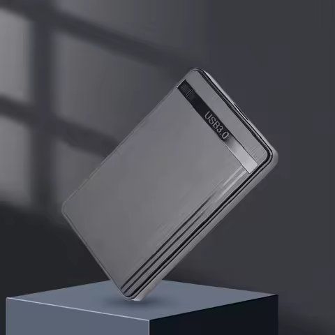 2.5 Inch HDD SSD Case External USB3.0 Solid State Hard Disk Box High Speed Plug and Play for Notebook Desktop PC