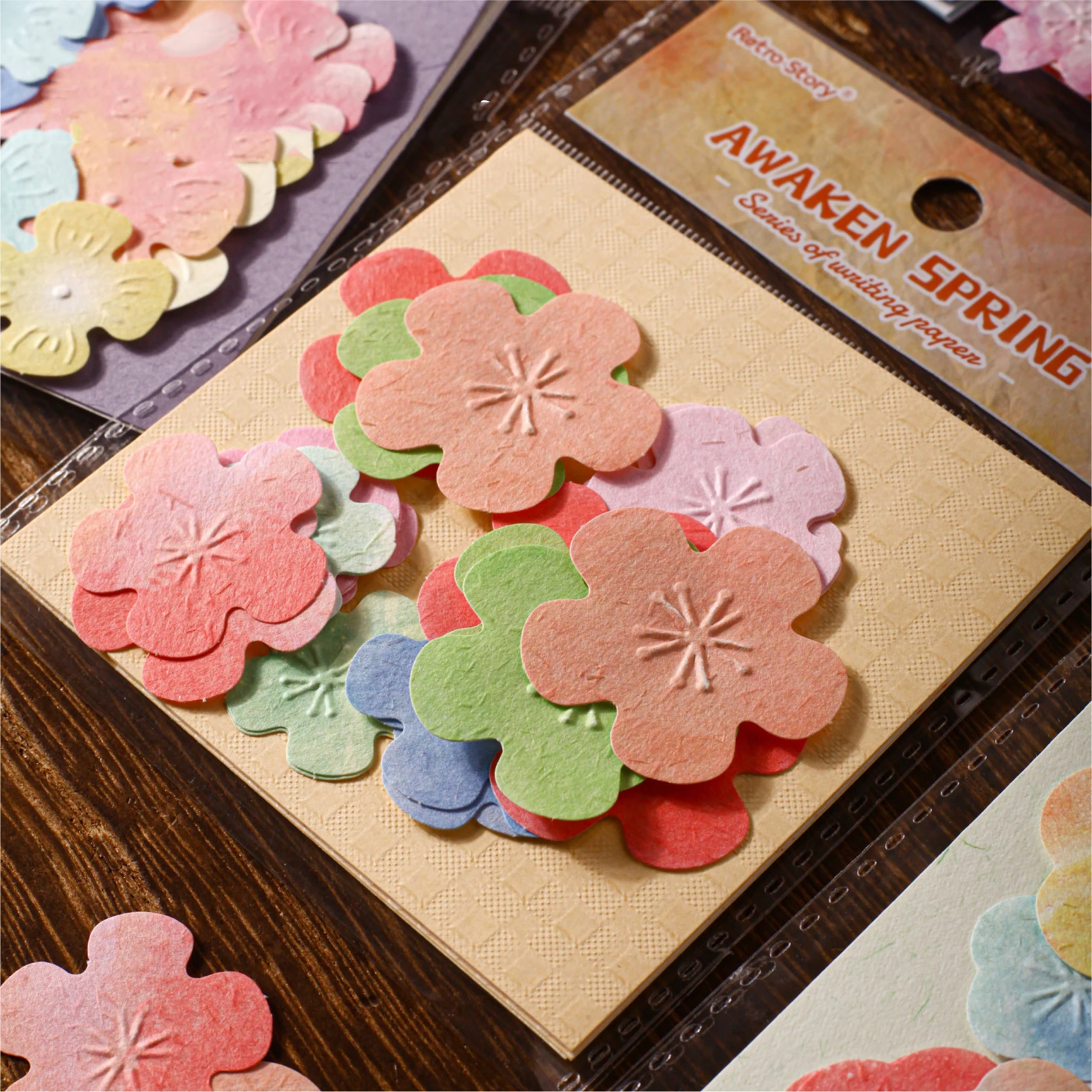 Awakening Spring Collection Series Vintage Flower Landscape Material Paper Creative DIY Junk Journal Collage Stationery