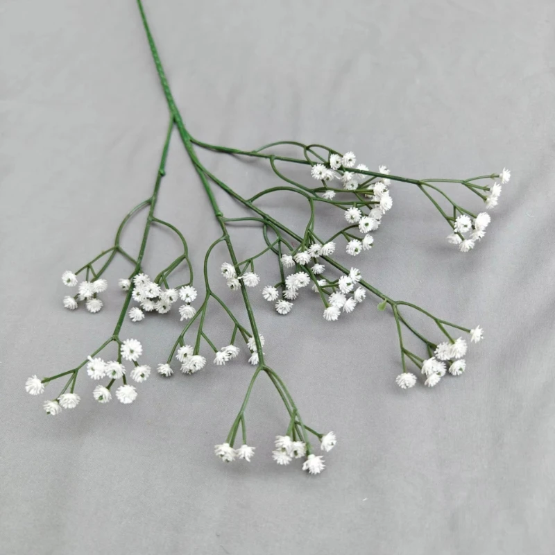 Plastic White Faux Gypsy Bouquet Mini for Wedding Table Wall Decor Fast Delivery