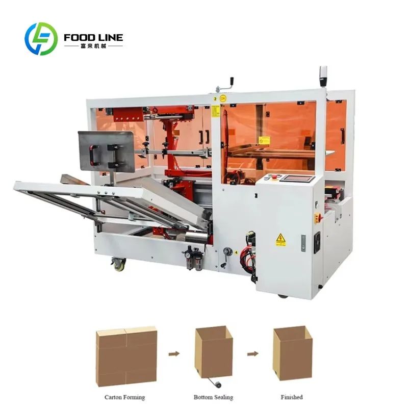 Picture 3: Customized Fully Automatic Box case Carton Erector Forming Machine Packer Cardboard Erecting