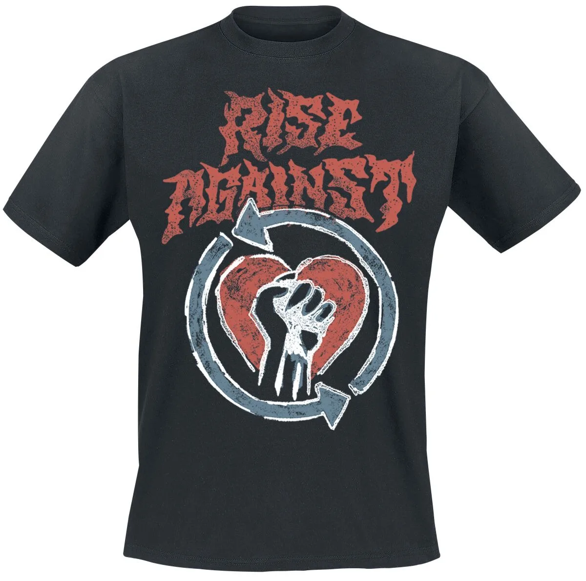 Rise Against Vintage Growling Dog Graphic T-shirt Men Women Street Punk Tee