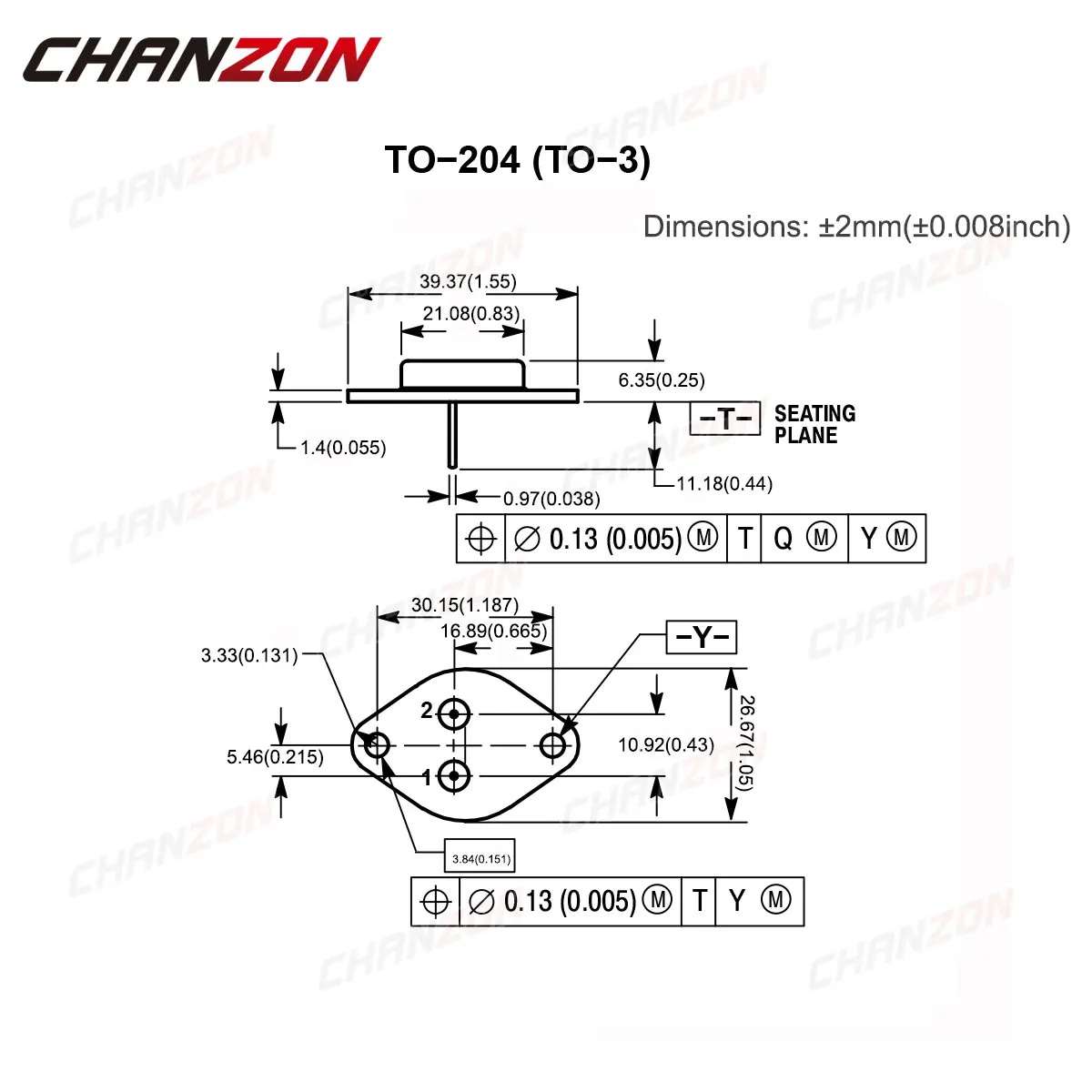 2PCS TO-3 Mj802 Mj11015G Mj15024 Mj15025 Mj2955 Power Transistor Bipolar Junction Assorted Triode Tube Integrated Circuit