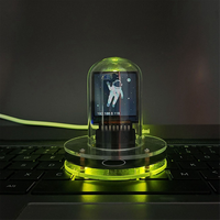 clockRGB Nixie Tube Clock Smart WIFI Networked LED Light-Emitting IPS Color Screen DIY Analog Digital Tube Night Light