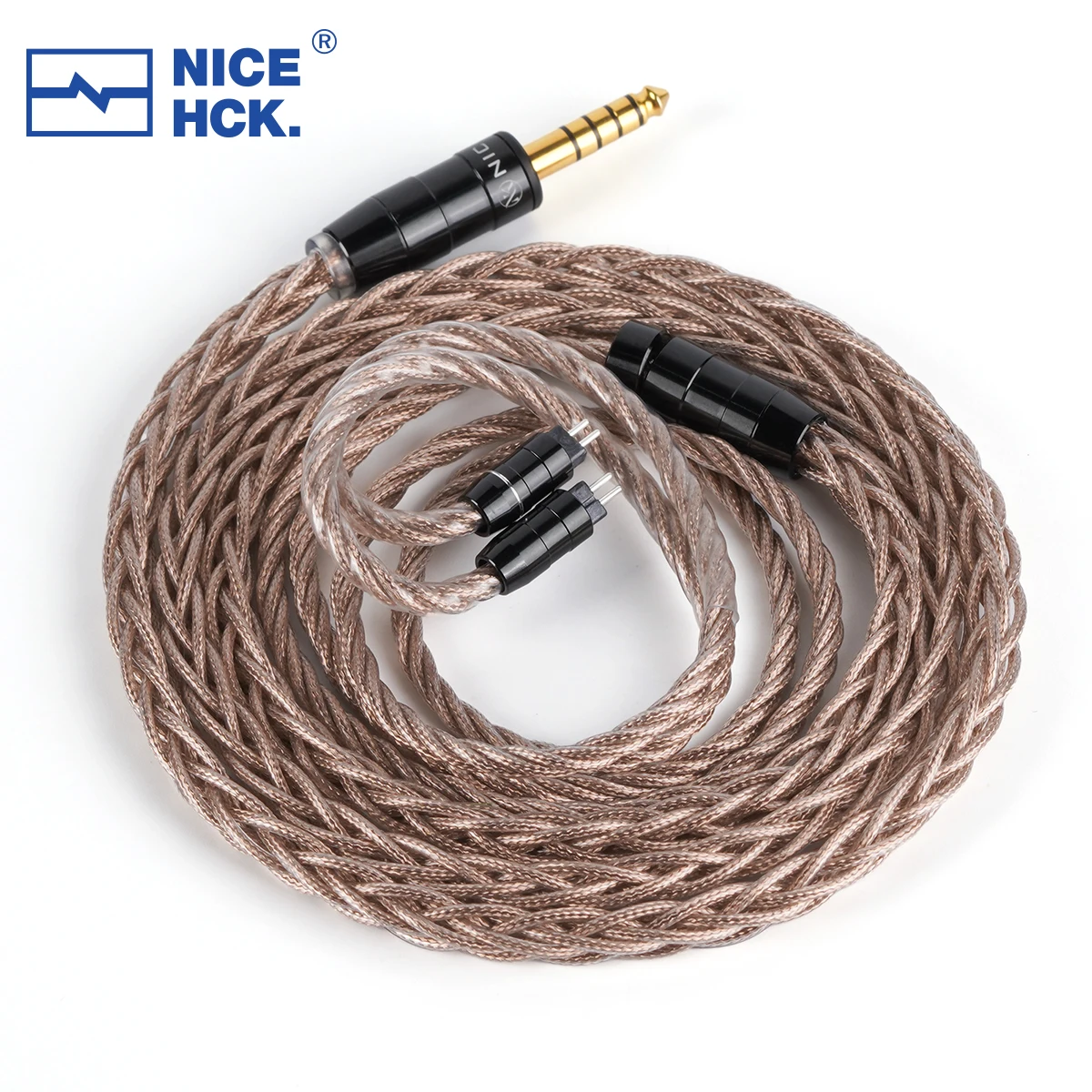 Кабель NICEHCK Engr.MeteorFirst Limited Quantity, OFC+8N OCC, для модернизации IEM-наушников, с разъемом OFC 4.4 мм, 2-контактный, для наушников NX8 Rockies HiFi