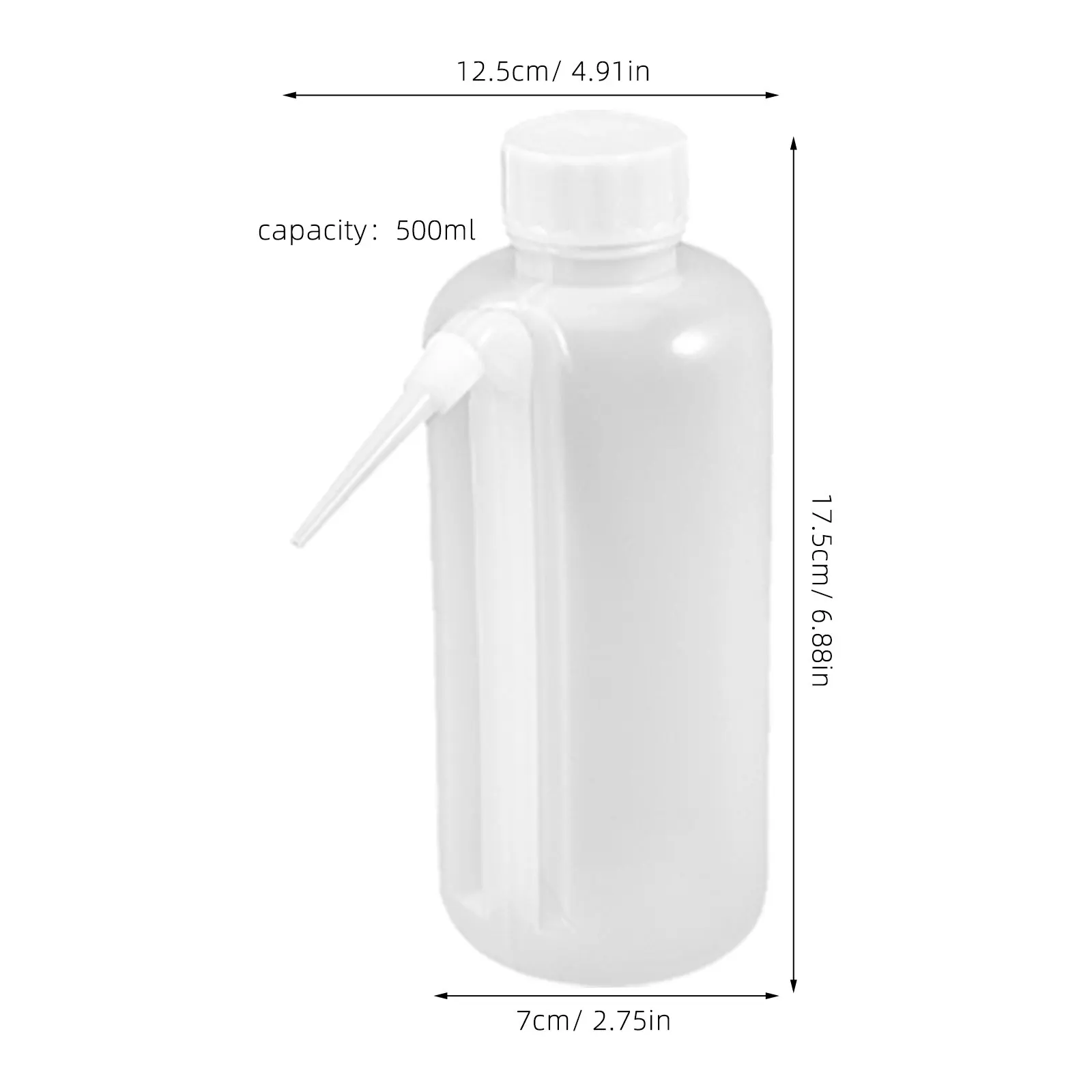 8Pcs Plastic Communion Wine Dispenser No Drip Bottle 500Ml Side Straw Leakproof Church Ceremony Holy Condiment Filling Squeeze