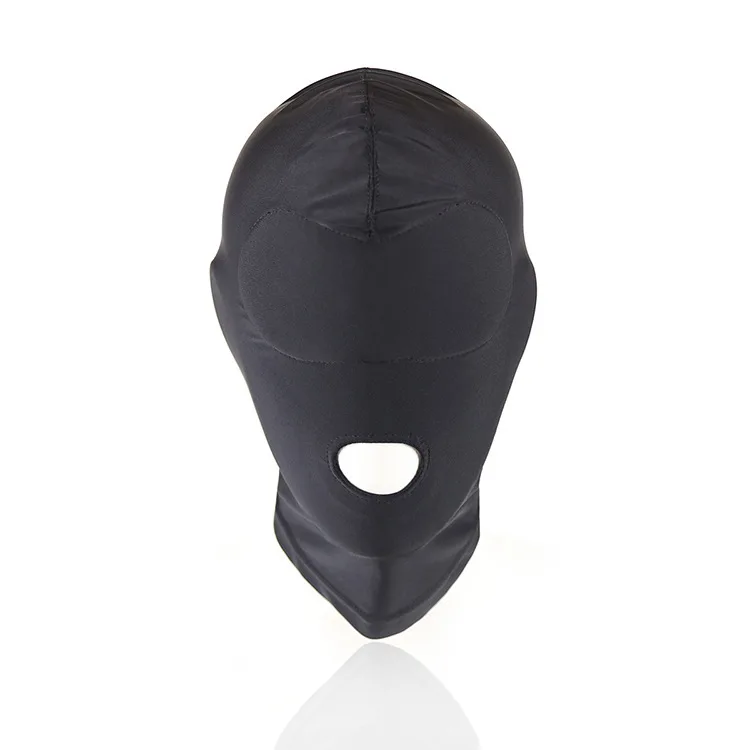 Mask Hood Sexy Toys Open Mouth Eye Bondage Party Mask Cosplay Slave Punish Headgear Adult Game BDSM Bondage Set