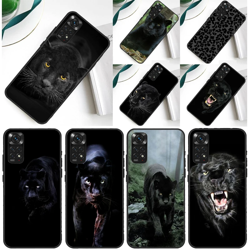 Cheetah Panther Case For Xiaomi Redmi Note 12 11 10 9 8 Pro 9S 10S 11S 12S Redmi 12C 9A 9C 10A 10C Coque