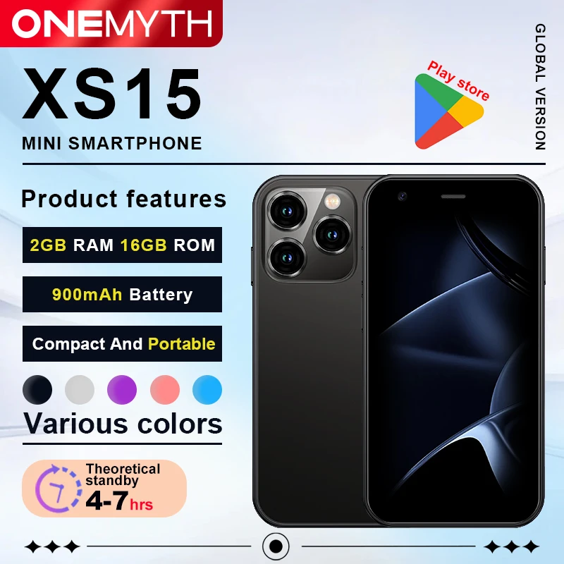 

ONEMYTH 2026 Mini Smartphone, 2GB+16GB, 3.0-inch screen, 3G network, more applications, multiple colors to choose from