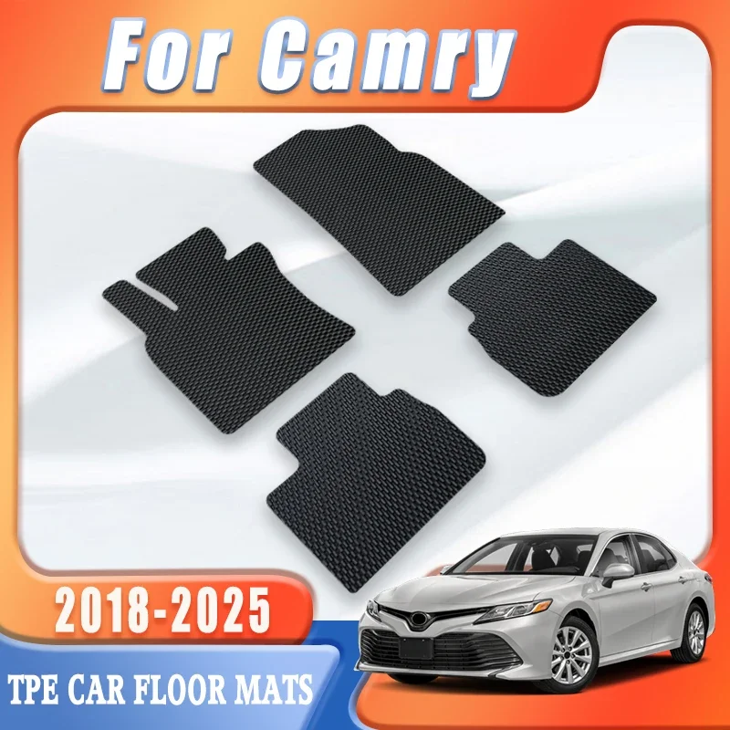 

TPE Beaded Car Floor Mats For Toyota Camry 2025 2024 2023 2022 2021 2020 2019 2018 Auto Interior Accessories Custom Products