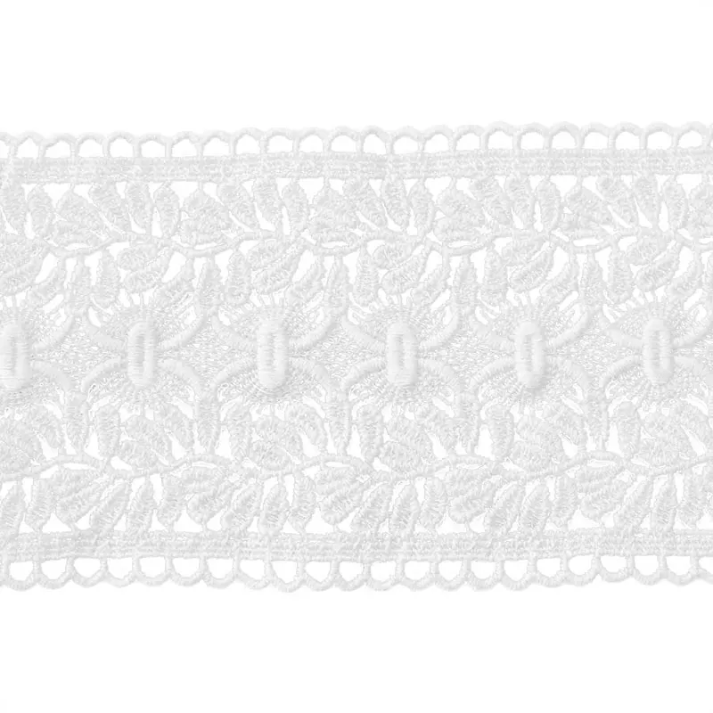 1 ярд шириной 3,54 дюйма цвета слоновой кости/бежевого хлопка с цветочным принтом, кружево с вышивкой цветов, ажурная кружевная отделка в виде листьев, для платья своими руками