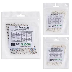 16values*20pcs=320pcs 0603 0805 1206 SMD Capacitor assorted kit component diy samples kit new and original
