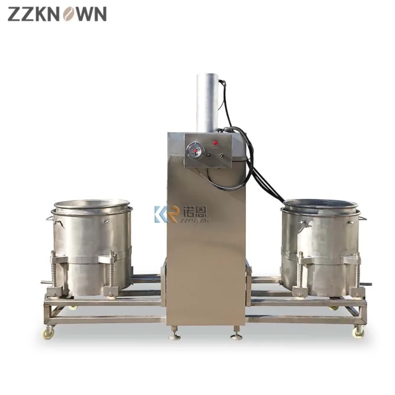 High Efficiency Cold Press Juicer Filter Machine Double Barrel Cold Press Fruit Juicer Industrial