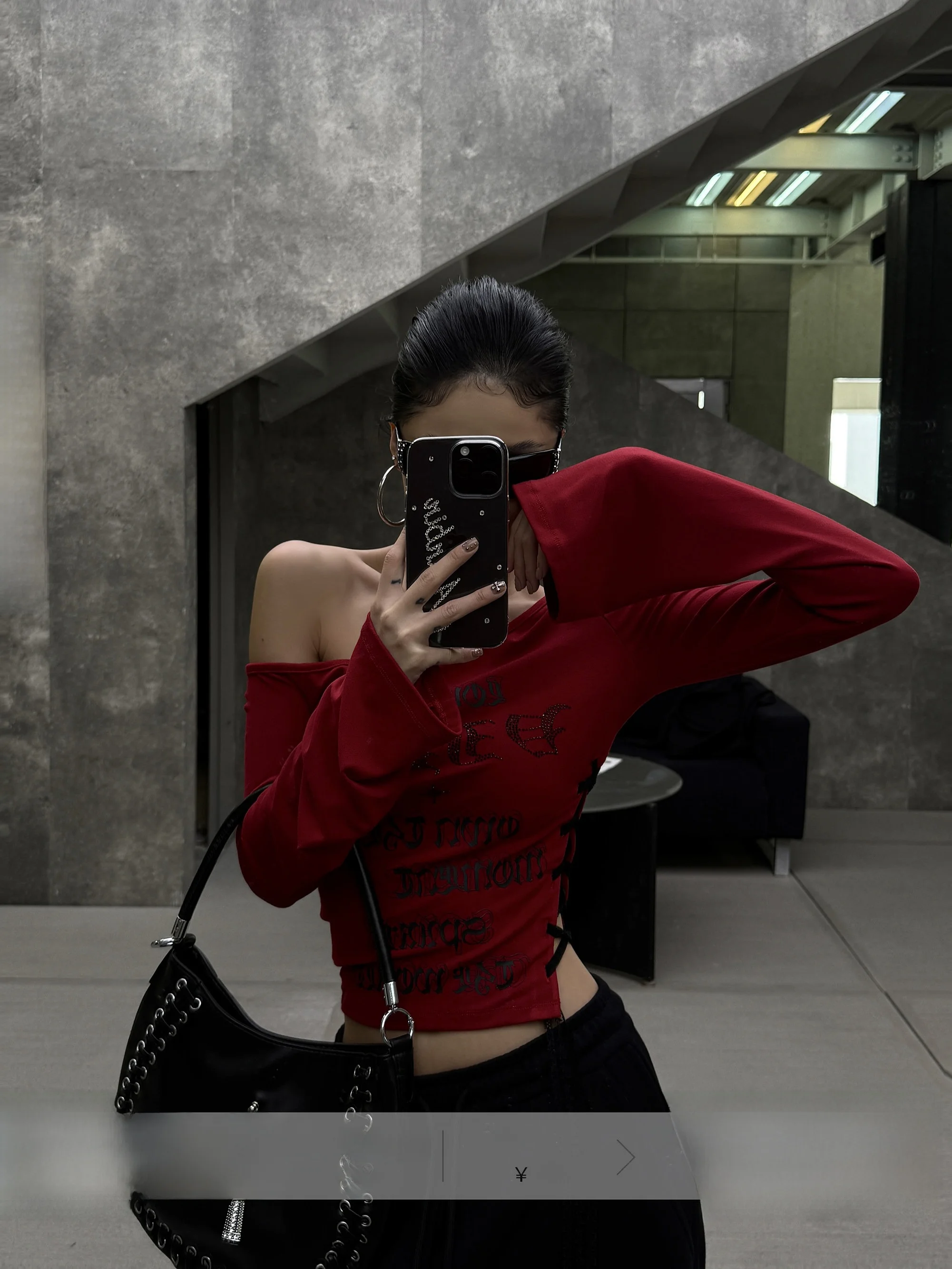 

Женская облегающая футболка Wild Zero American Style Red Shoulder с длинным рукавом, базовая, для ношения под одеждой, в уличном стиле