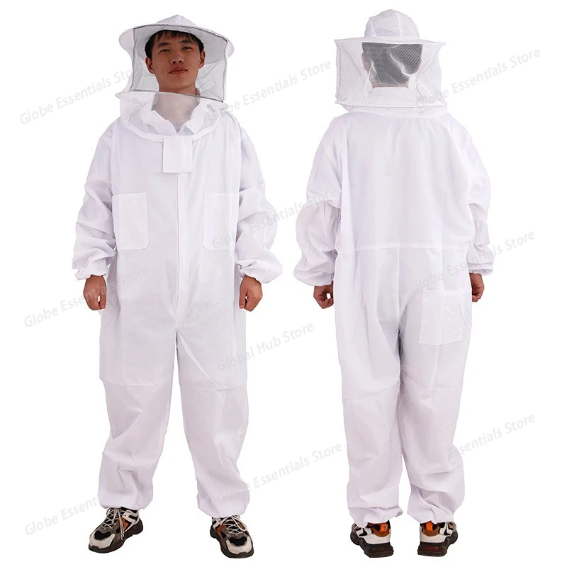 Beekeepers Bee Suit Professional Full Body Bee Remover Gloves Hat Clothes Jaket Protective Suit Beekeeping Equipment