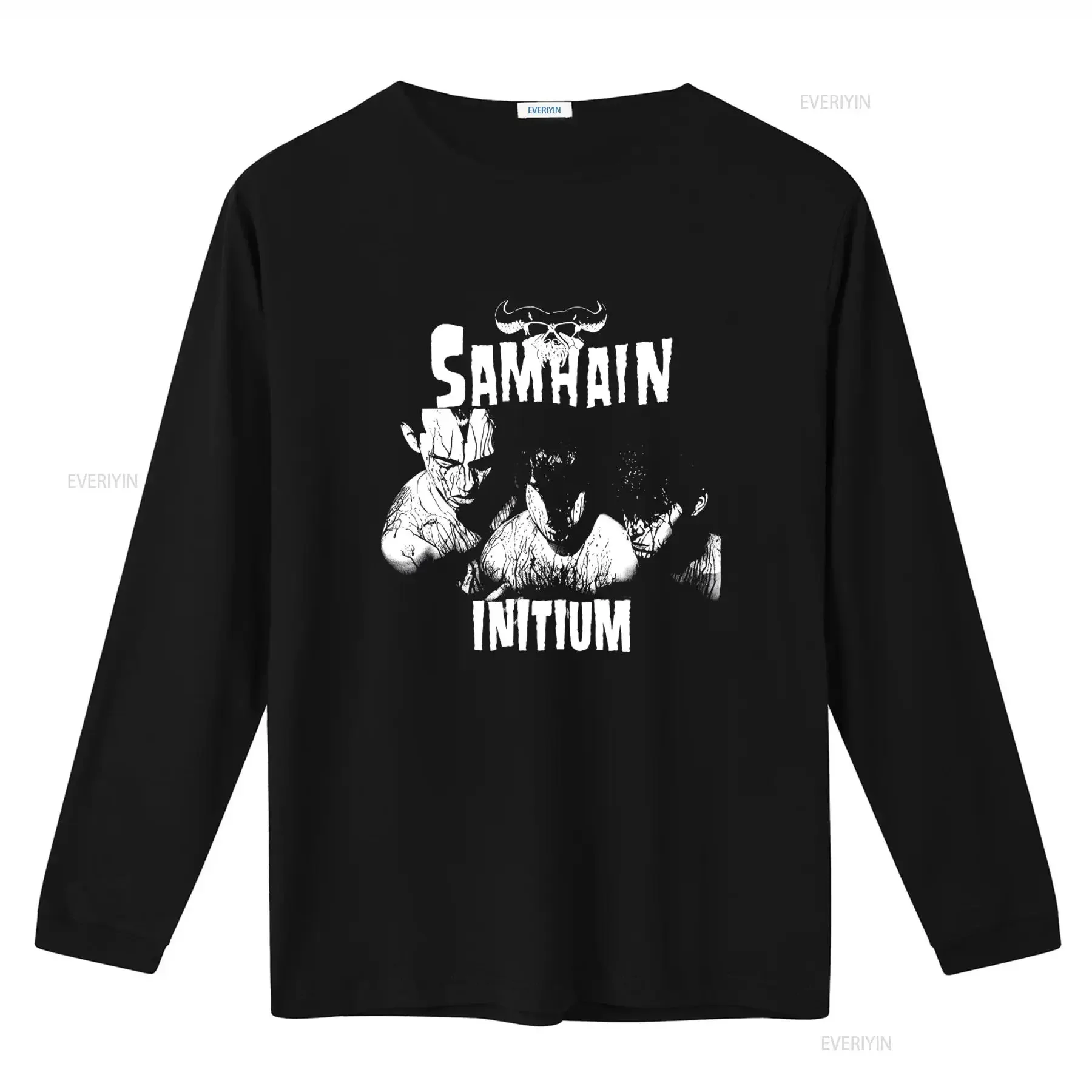 Samhain Initium Horror Punk T Shirt Heavy Cotton S 5Xl Featuring Glenn Danzig Misfits Vibes vintage Washed Stretched Soft