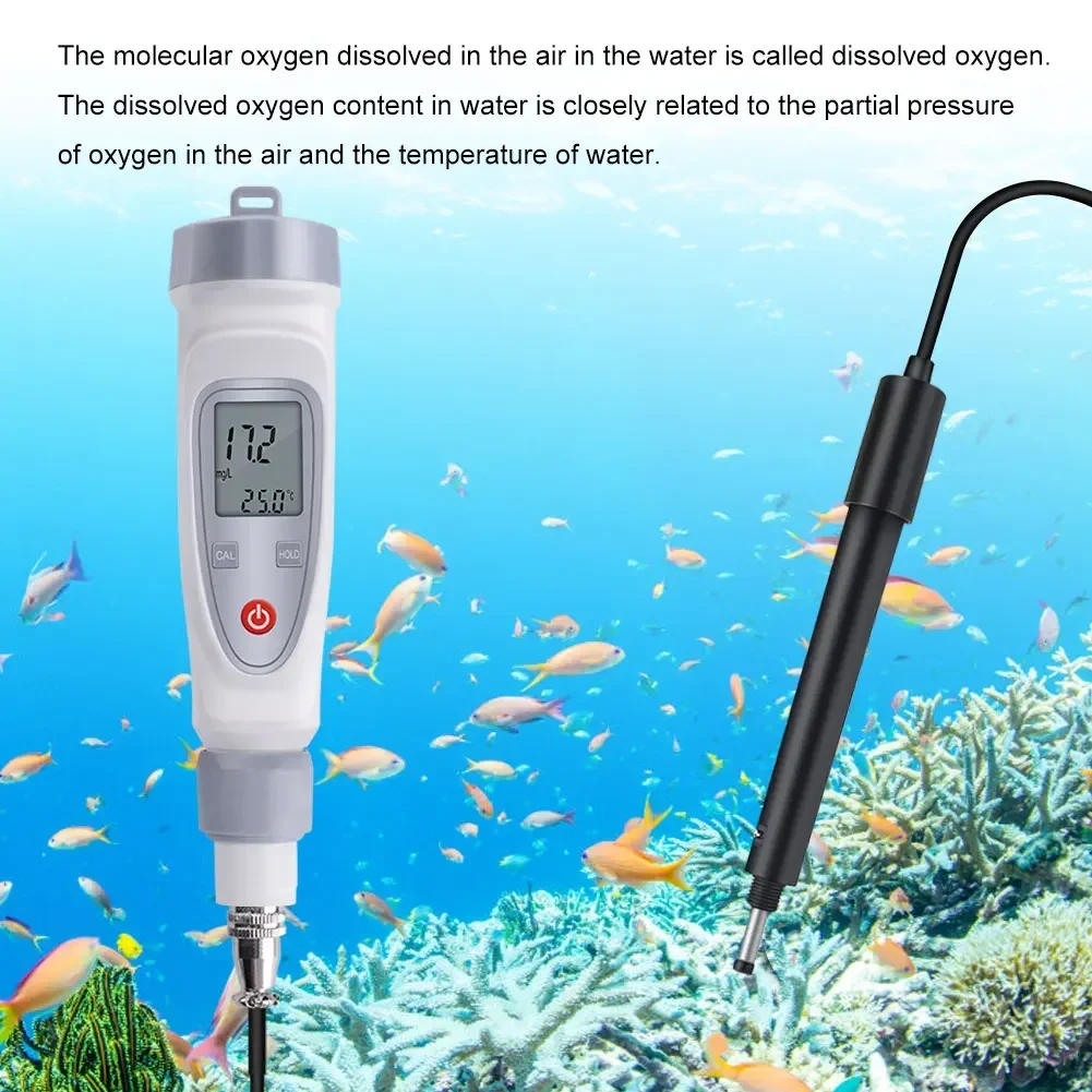 JPB-70A Portable Digital Pen Dissolved Oxygen Meter Dissolved Oxygen Meter Water Quality Tester Dissolved Oxygen Detector