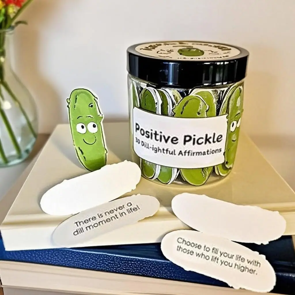 Tarjeta de afirmación de soporte emocional Positivo Kimchi, mensajes únicos, soporte emocional, animación de amigos, decoración para aliviar el estrés