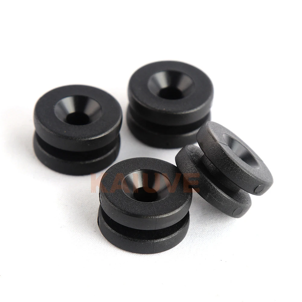 4PCS Universal Motorcycle Rear Luggage Case Tail Top Box Helmet Trunk Bracket Base Plate Bushing Pad Buckle Spacers Motor Access