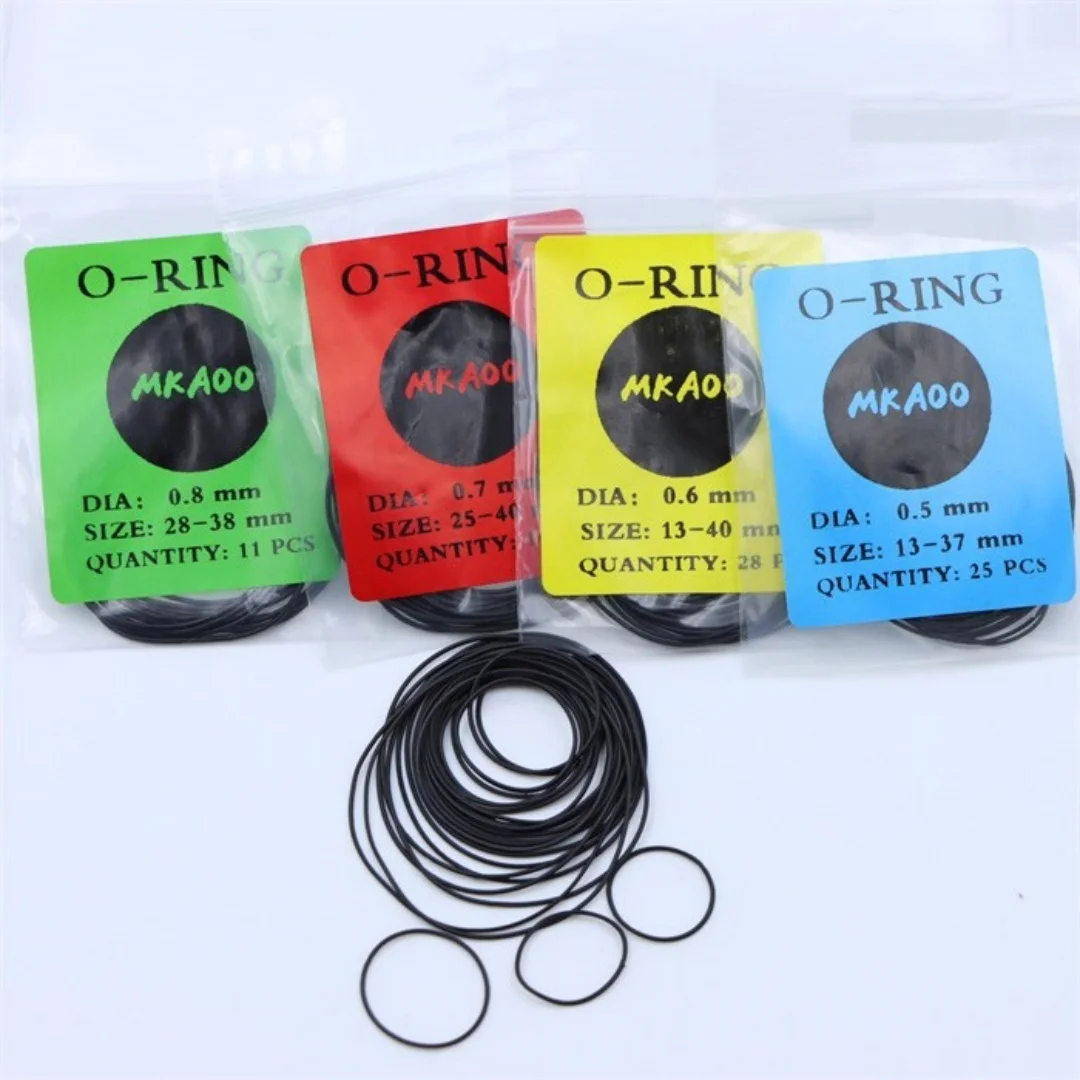 NEW O-Ring Rubber Watch Bottom Cover Sealing Ring Watch Glass Watch Back Cover Waterproof Ring Repair Tool Accessories