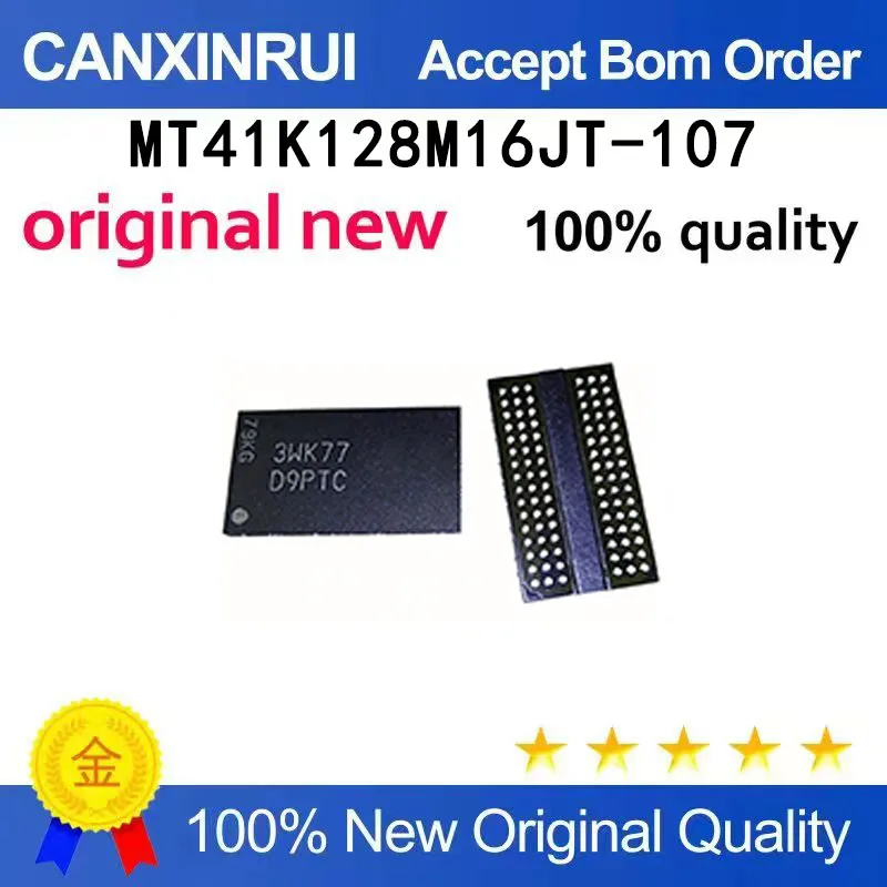 

(5-100 pieces)MT41K128M16JT-107: K package TFBGA96 D9PTC original