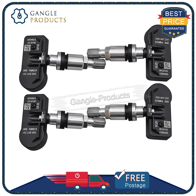 

Датчик давления в шинах TPMS 30D907251 433 МГц для Volkswagen CC Jetta Magotan Passat Sagitar Tavascan Teramont Tiguan L Pro