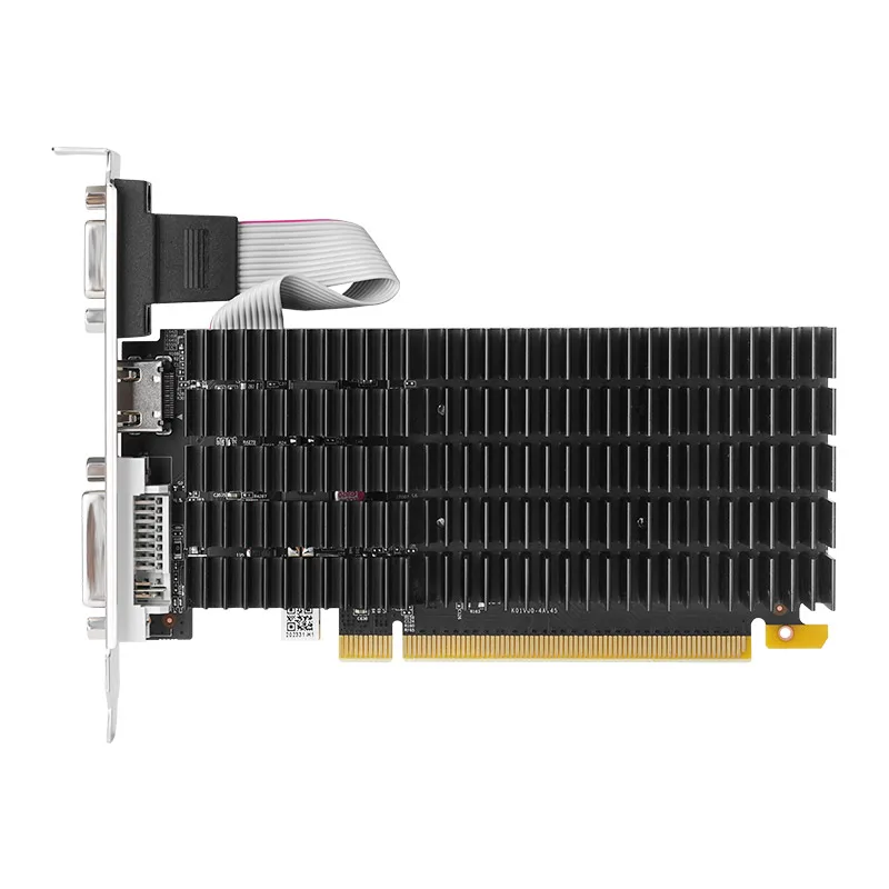 الشركة المصنعة رخيصة Geforce GT210 610 710 730 1030 1GB 2GB 4GB GDDR3 GDDR5 64 بت GPU بطاقة رسومات الكمبيوتر للكمبيوتر