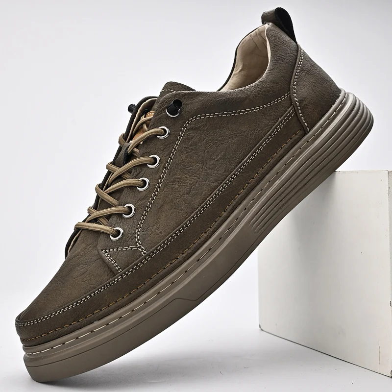 سميكة سوليد الخريف حذاء رجالي عادية الراقية الأعمال في الهواء الطلق تنفس رياضي الشباب المألوف #4