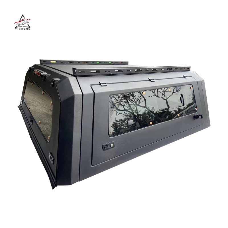 

Custom 4wd Aluminum Dual Cab Pickup Truck Bed Hardtop Topper Camper Canopy for Toyota Hilux Revo SR SR5 Ford Ranger Mazda BT50