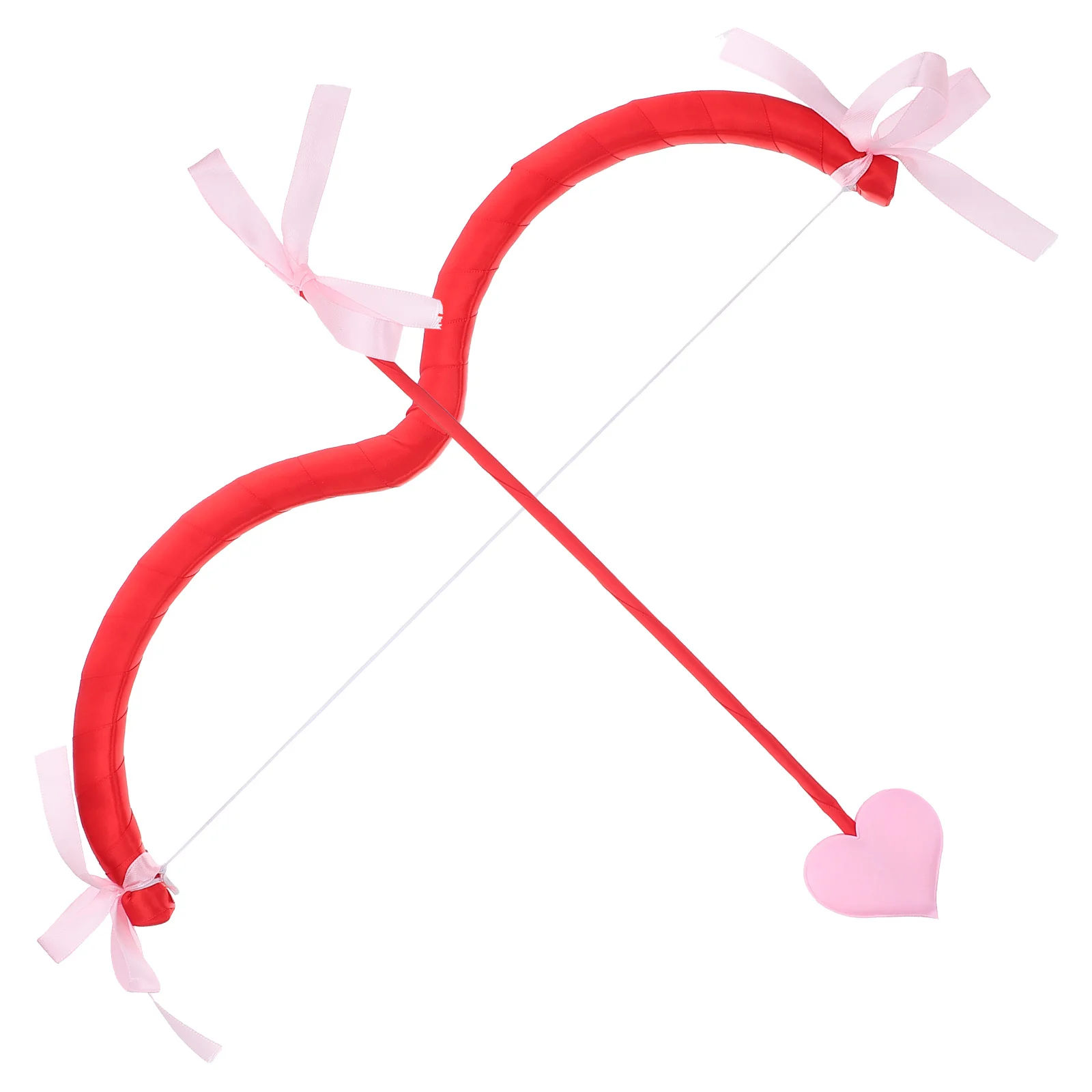 مجموعة واحدة من دعائم سهم كيوبيد وقوس إسفنجي وسهم لحفلات عيد الحب والهالوين وإكسسوار أزياء تنكرية للبالغين بلون عشوائي