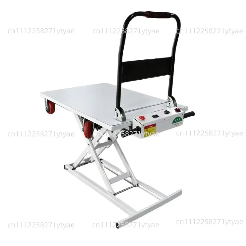 Wholesale Mobile Electro-hydraulic Scissor Lift, Hand-pushed Self-propelled, Alloy Steel, Maximum Height 123 Cm