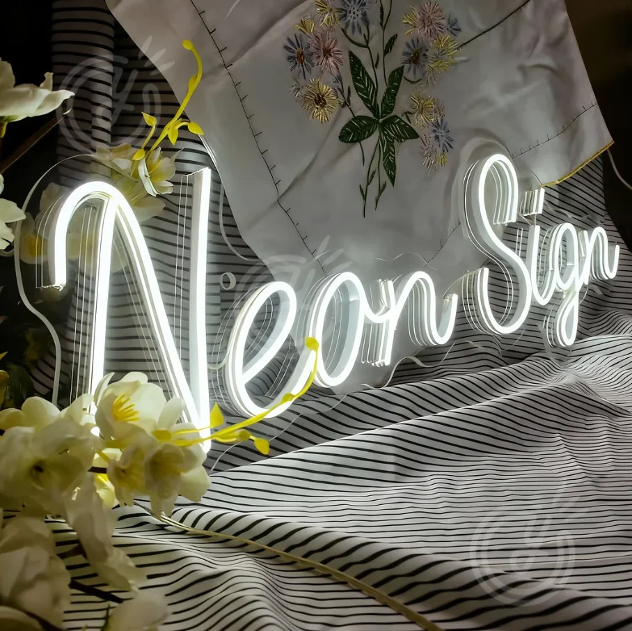 Blush Glow Esthetics Shop Custom Acrylic LED Neon Sign Game Room Desktop Bedroom Personalized Birthday Gift Wall Decoration Logo