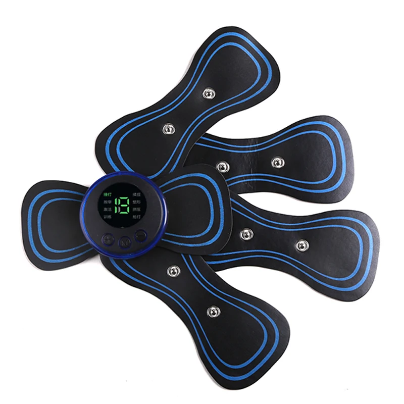 

EMS 8modes Muscle Stimulator Physiotherapy Low Frequency Pulse Relaxing Cervical Spine Neck Massage USB Charging Stickers