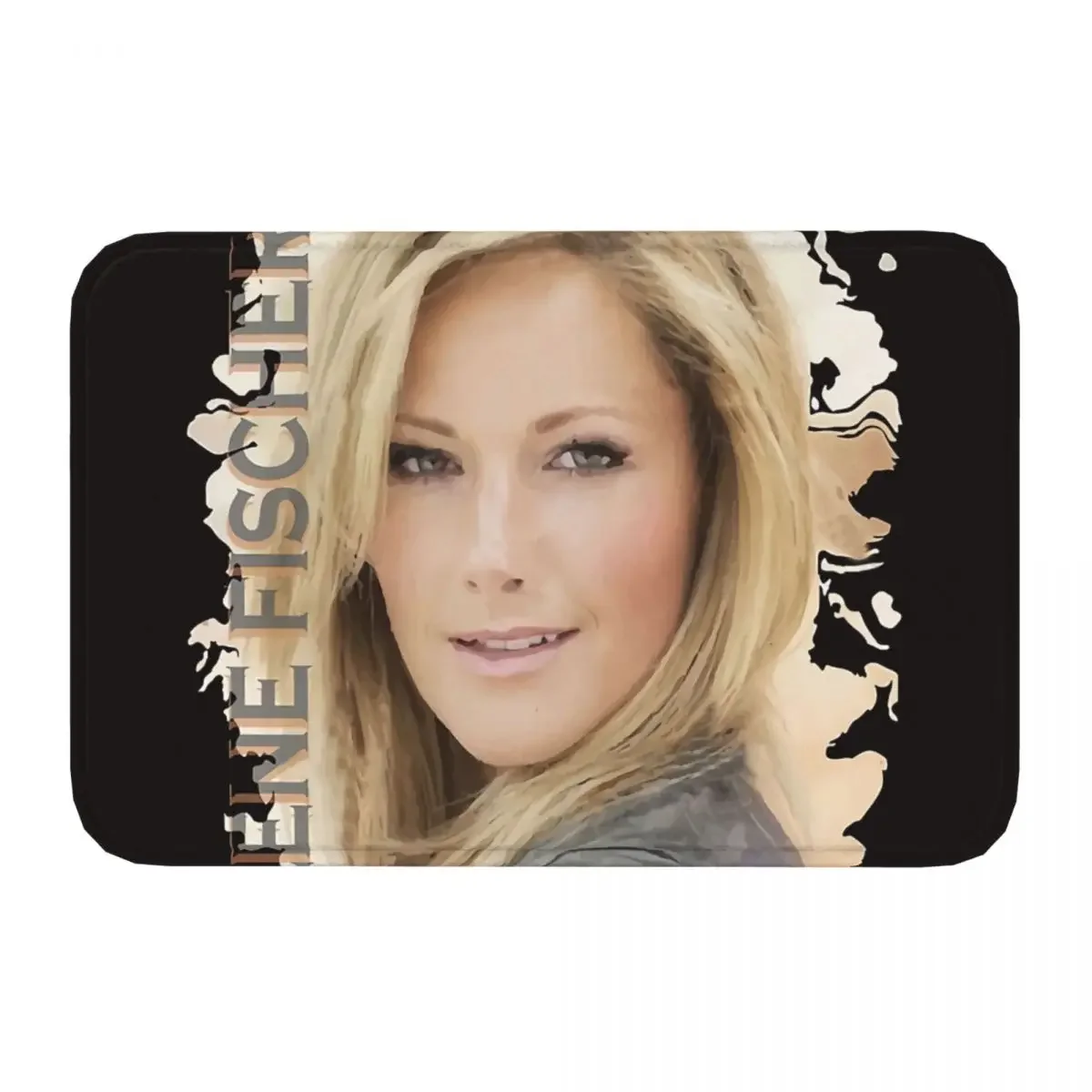 Helene Fischer German Russian Pop Singer Bathroom Mat Watercolor Rug Home Doormat Kitchen Carpet Decoration