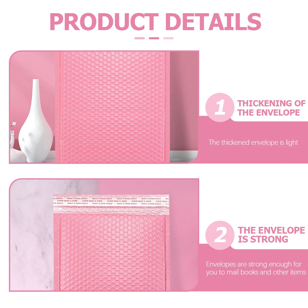 

25pcs Bubble Mailers Shipping Water Resistant Padded Envelopes Tear Proof Resistant Self Seal Mailing