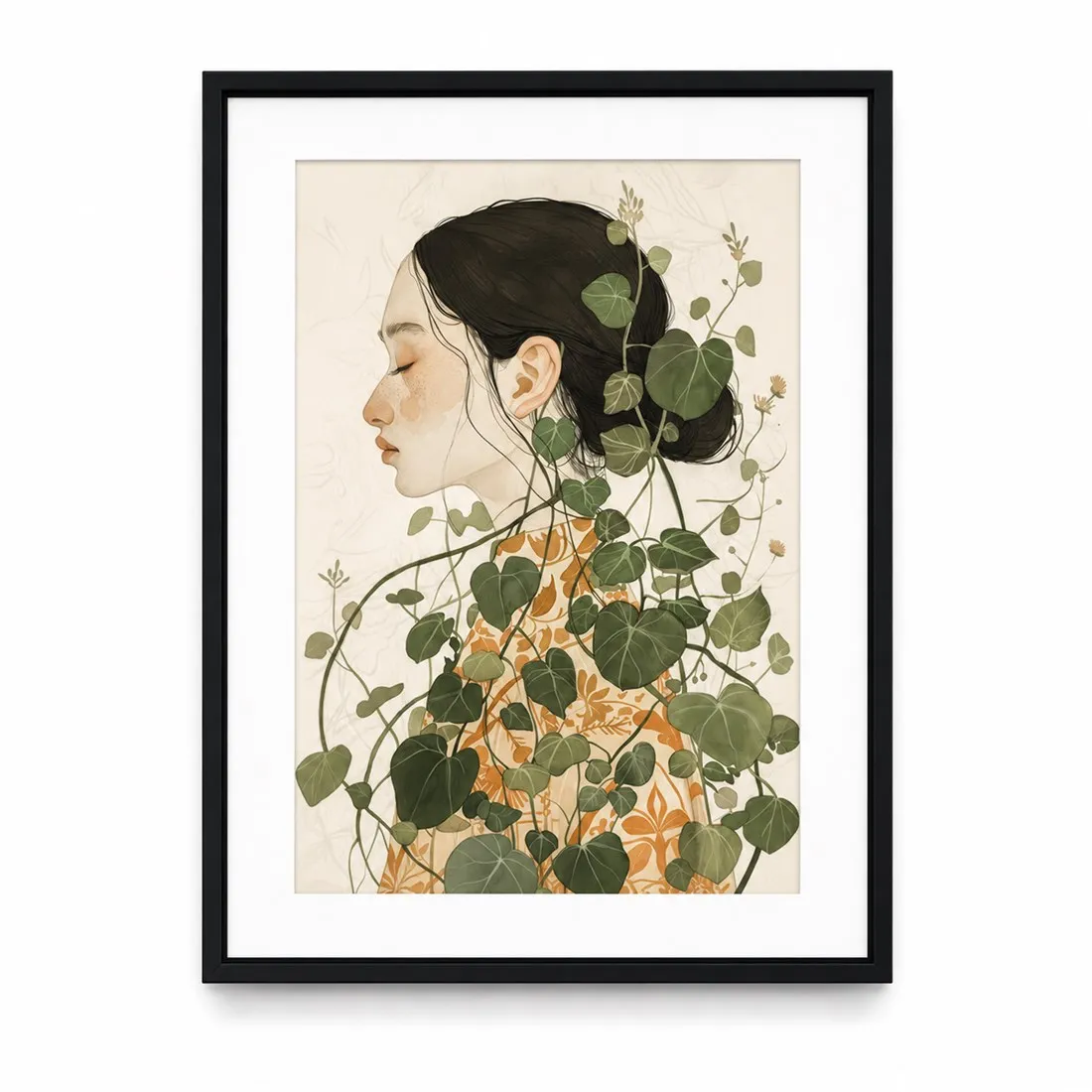 Garden Of Soul Poster,Canvas Wall Print,Modern Art Illustration,HighGrade Home Decoration Artwork for Bedroom,Living Room,Offic