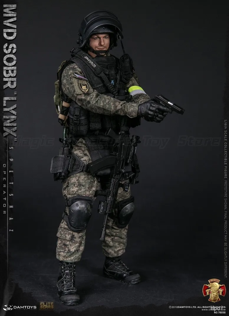 

【in-stock】DAMTOYS NO.78058 RUSSIAN SPETSNAZ MVD - SOBR LYNX 1/6 Action Figure Model Toy Gift