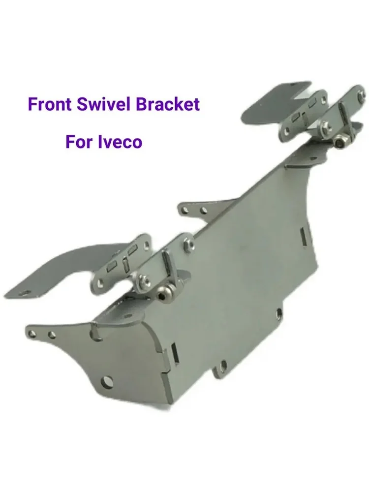 Scaleclub modelo 1/14 soporte giratorio delantero bisagra abatible para Iveco soporte giratorio delantero de Metal soporte volteador piezas de coche