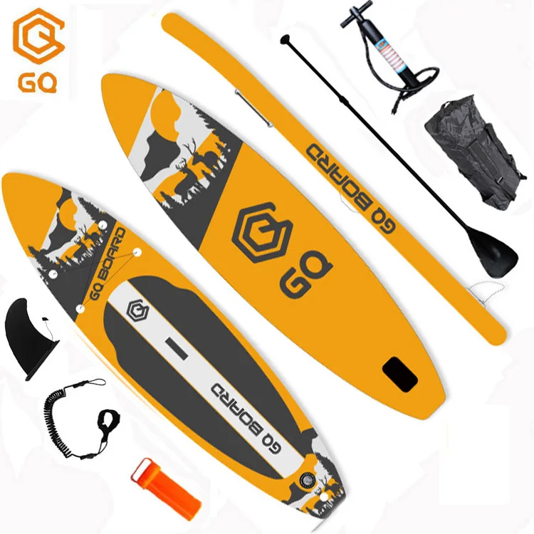 

BSCI Factory Wholesale Cheap Stand up Paddle Board Inflatable Isup GQ Board Soft Top Board with Six Accessories