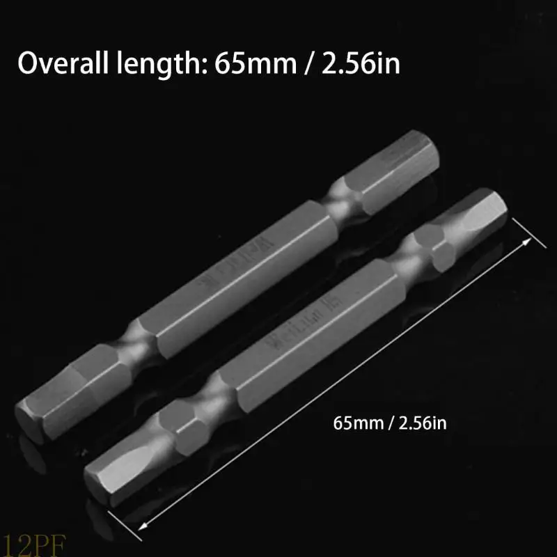 12PF 6Pieces Sturdy Driver Bits For Quick And Easy Screw Installation