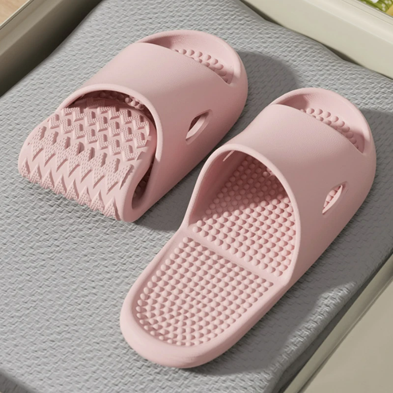 Bathroom House Slippers Leaking Quick-Drying Shower Slipper Unisex Light Weight Beach Shoes Women Swimming Slides Indoor House