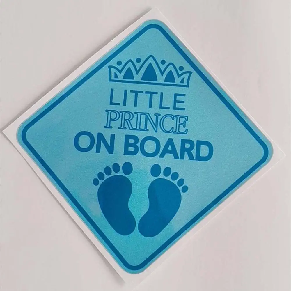 

Car Decoration Sticker Baby on Board Sticker Car Body Decoration Princess Baby Warning Sticker for Driver Waterproof