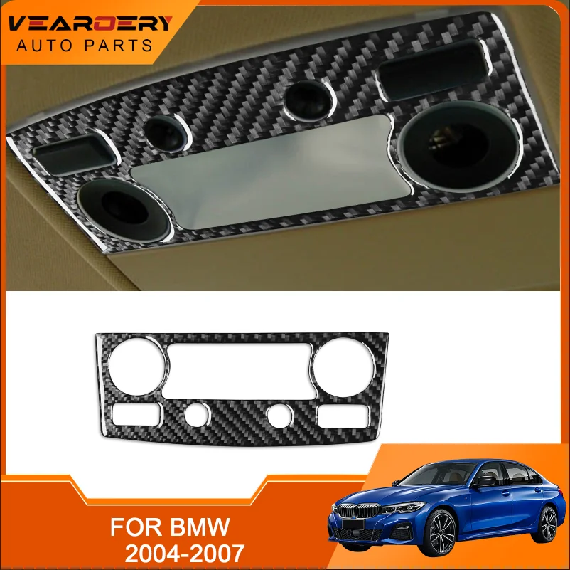 

Suitable for BMW 5 Series E60 2004-2007 True Carbon Fiber Front Dome Lamp Switch Button Panel Cover