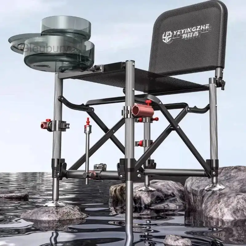 New Portable Beach Chairs Foldable Multi-functional Beach Chairs All-terrain Model Outdoor Furniture Cadeiras De Praia ZYSTY
