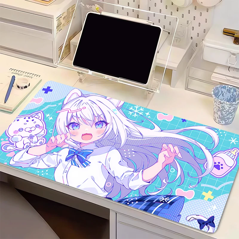 게이밍 키보드 러그 노트북 애니메이션 섹시 소녀 마우스 패드 사무실 PC 귀여운 핑크 확장형 데스크 마우스 매트 PC 게이머 캐비닛 마우스패드